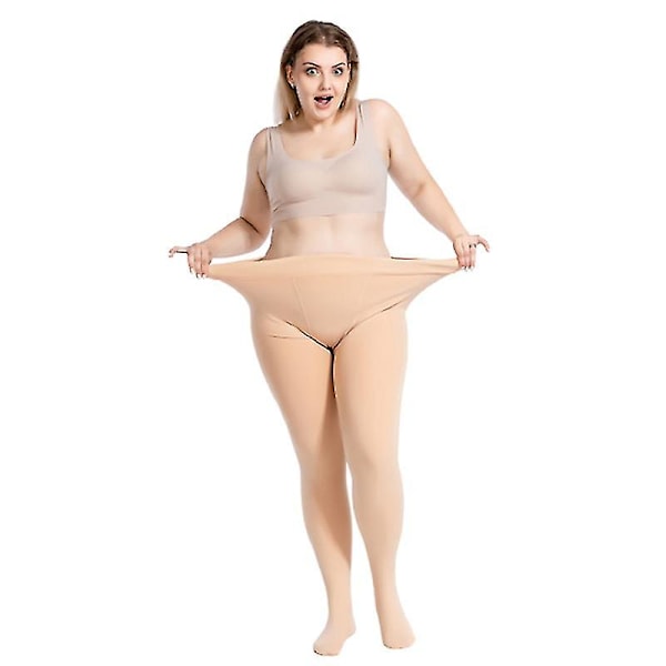 Vinter Varme Strømpebukser Kvinder Elastisk Fleece Fløjl Tykke Tights S-xxl M