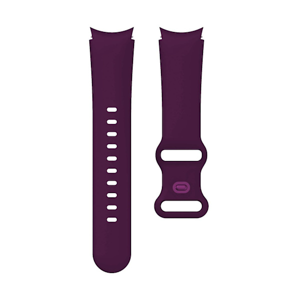20 mm silikoninen soljellinen ranneke Samsung Galaxy Watch4 Classic 42 mm/46 mm/Watch4 Active 40 mm/44 mm -kelloille Dark Purple