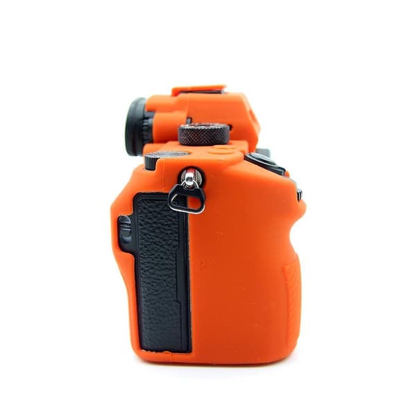 Mjukt silikonfodral för Sony A9/A7M3/A7R3 Orange