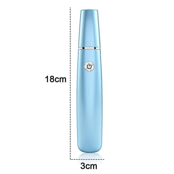 Elektronisk fotfil, elektrisk callusfjerner USB-oppladbar pedikyrverktøy callusbarberer blue