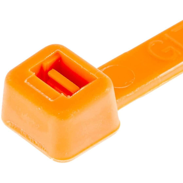 Små lilla kabelbinder, 100 mm x 2,5 mm, bulkpakke med 1000, 4\" Premium nylon Orange 200mmx4.8mm