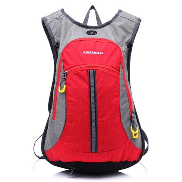 Sport Ryggsäck 15L Lätt Ryggsäck Slitstark Ryggsäck Resedagryggsäck för Kvinnor Män Red