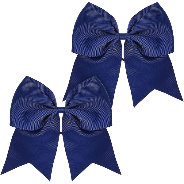 2 Pakkausta Cheer Bow -jousia, suuria hiusrusetteja, jättikokoisia cheerleading-rusetteja, 20 cm, taaperoille