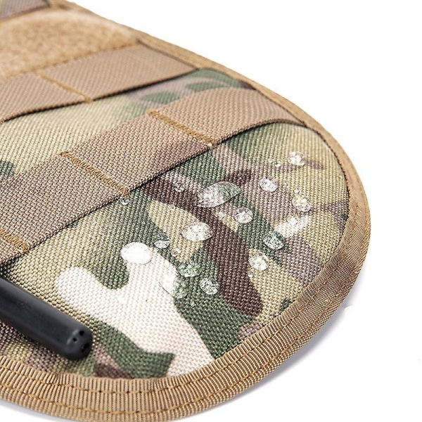 Sling Bag Axelväska Polyester Dolt hölster med resår i midjan för utomhusresor jakt Camouflage Black
