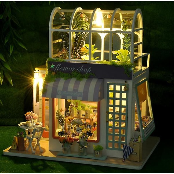 Gör-det-själv Miniatyr Dollhouse Room Kit - Kit Gör-det-själv hantverk Hobbyer för kvinnor/män Presenter för tonåringar Vuxna Heminredning