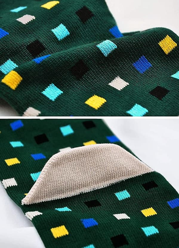 Mäns tåsstrumpor Crew Running Five Finger Socks Bomull