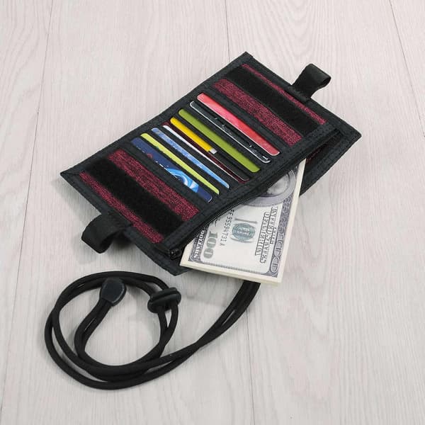 Canvas Halsstropp ID-Kortholder Badgeholder Justerbar Lanyard Light Grey