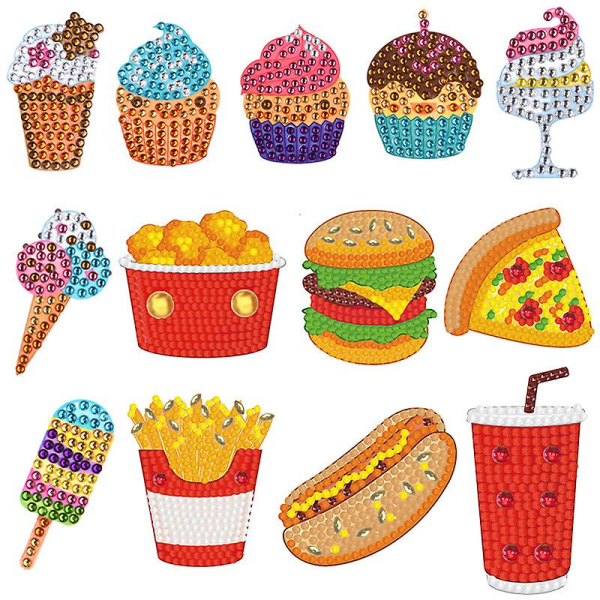 Burger-serie diamantklistermärkesset (stil 3)