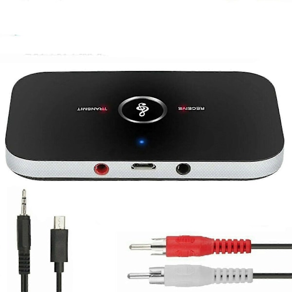 2-i-1 Lydadapter Bluetooth Sender og Mottaker Trådløs A2dp Bluetooth Bærbar Lydavspiller
