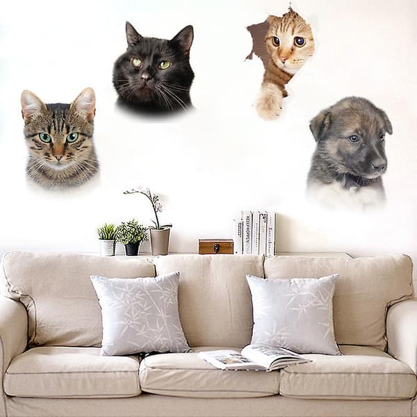 Sztxj 2-pack kattbilsfönsterdekaler