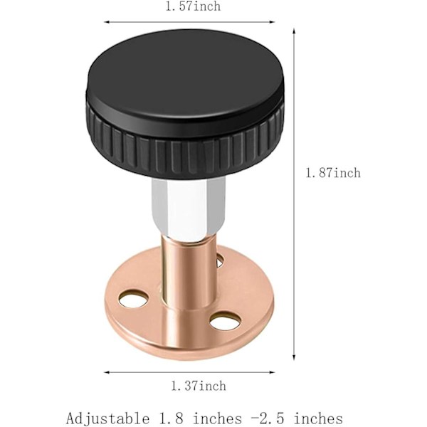 Lpdphanxfkx 4-pack sängram anti-shake verktyg, justerbara gängade huvudgavelproppar fixer, huvudgavelproppar för sängar skåp stolar soffor