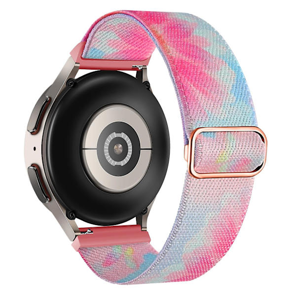Nylonklockarmband för Coros Pace 2/Apex 42mm, 20mm mönstrad justerbar flätad ögla Flowers Butterflies