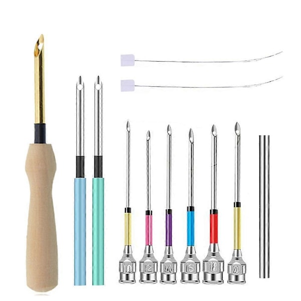 Sömnadsnålsset manuell DIY stickverktyg