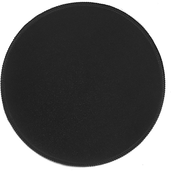 Pelihiirimatto tietokoneelle/kannettavalle 26x21x0,2 cm, näppäimistöalusta, työpöydän alusta Black Round