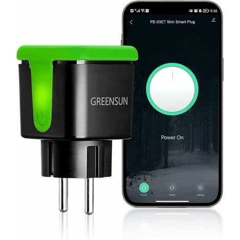 Vattentätt utomhusuttag, GreenSun Smart Plug, Alexa Smart Plug, Programmerbart timeruttag, Vattentätt Smart Life-uttag för utomhusbruk