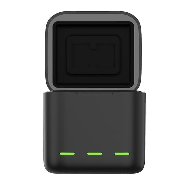 3-kanals USB Batteri Hurtiglader Batterier Oppbevaring Bæreveske