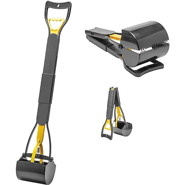 60 cm hundbajsspade med påsar, robust avfallsuppsamlare, enkel hävstång för alla husdjur