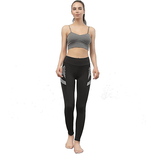Dame Leggings Ugjennomsiktige Sports Leggings Lange Sports Leggings Sportsbukser Yoga