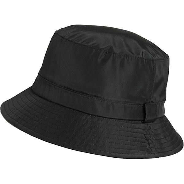 Vattentät Yetsye Bucket Hat för män och kvinnor för promenader, golf och safari - Regnhattar för damer Black