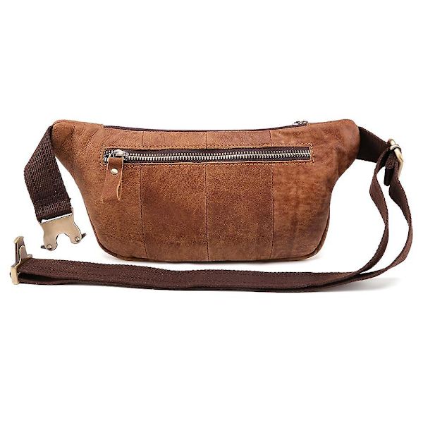 6469 Himmeä lehmännahkainen crossbody-rintalaukku ulkoiluun, urheiluun, miesten olkalaukku vaellukseen ja matkustamiseen