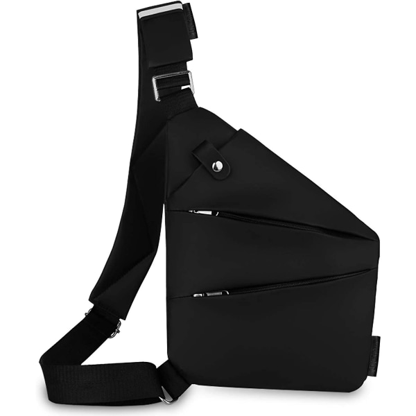 Slyngeveske, Acsergery Vanntett Brystveske Skulderveske Tyverisikker Lett Crossbody Gave