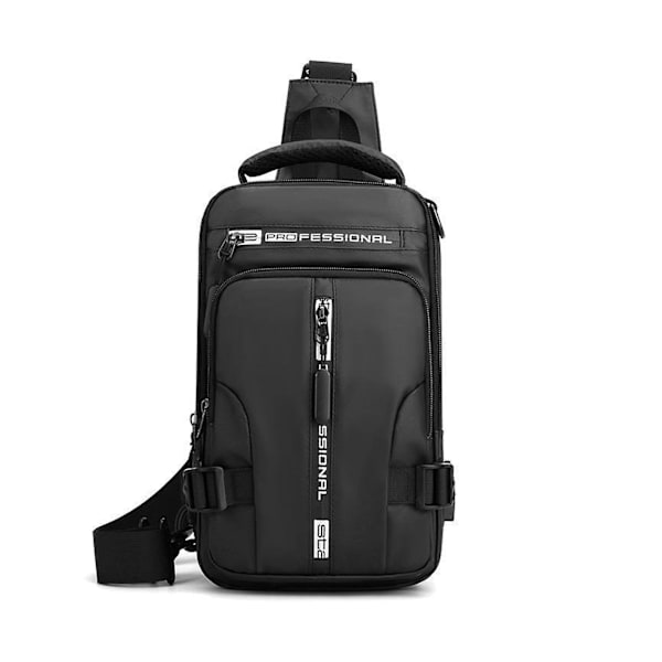Ny Slung Crossbody Ryggsäck Axelväska För Män Kvinnor, Lätt En Rem Ryggsäck black