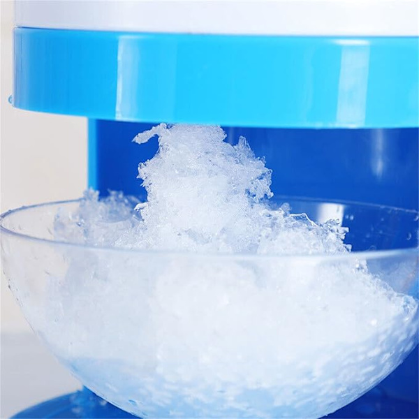 Jäänmurskain manuaalinen jäänraastin hedelmäsmoothie lumikartioiden valmistaja cocktailien slush-juomien tekoon ruostumattomasta teräksestä valmistetulla käsikammella varustetulla jäänleikkurilla juhliin ja tapahtumiin