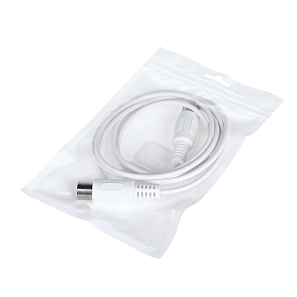 MIDI-kabel för musikredigering, dubbeländad 5-polig anslutning, elektroniskt orgel, 3 meter