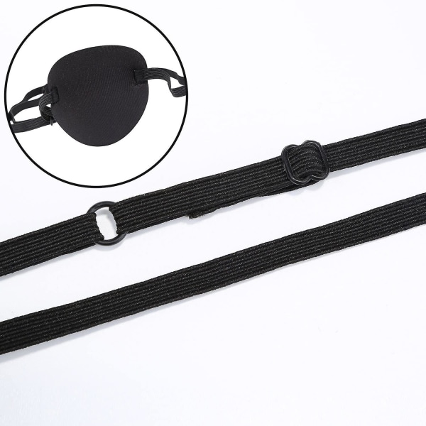 6 delar Justerbar Strabismus Eye Patch Eye Patch Ögonmask med spänne