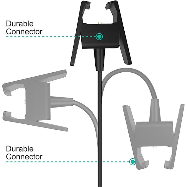 USB-latauskaapeli Fitbit Charge 2 -aktiivisuusrannekkeelle - 55cm