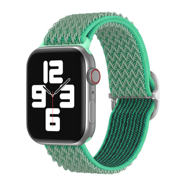 Stretchigt watch kompatibelt för Apple Watch Band 45 mm 44 mm 42 mm Bekvämt justerbart sportband för iWatch Series 7 6 5 4 SE 3 2 1 Kvinnor Män AA007 42mm 44mm 45mm