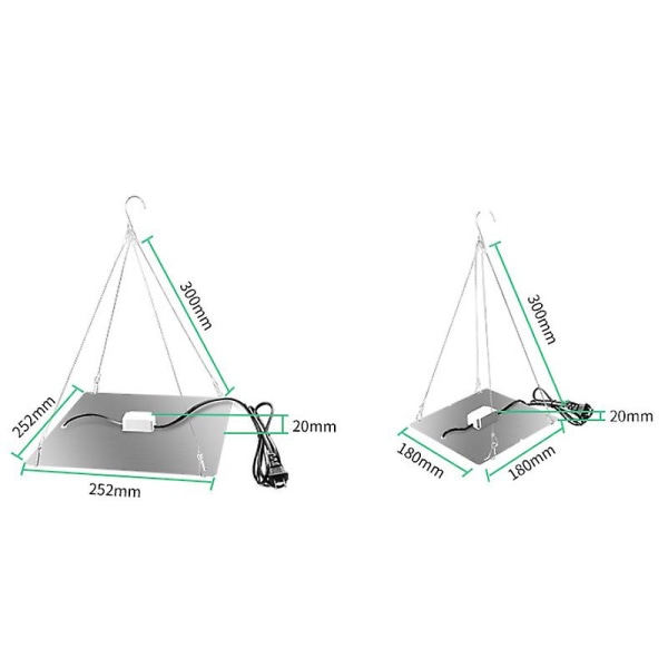 LED-växtlampa för växter, öka skörden med LED-lampor AU plug 25W