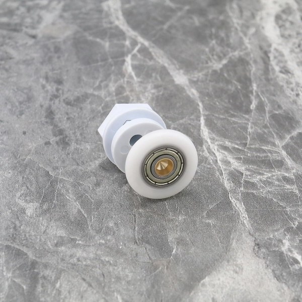 8 stk. 23 mm Dusjdørruller Baderom Skyvedør Glassdør Trinser Ultrastille Erstatningshjul 23 mm Diameter Hjul For Damprom Dusjdør