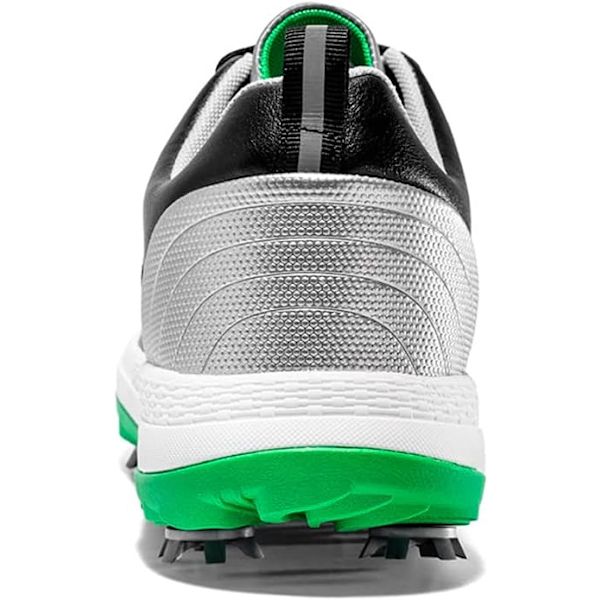 Vattentäta golfskor för män, utomhus golfsports tränings sneakers med 8 spikar för golfare Black EU42