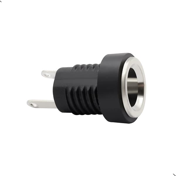 12 stycken 5,5 mm x 2,1 mm 2-stifts DC-strömstickkontakt Honkontakt Panelmontering