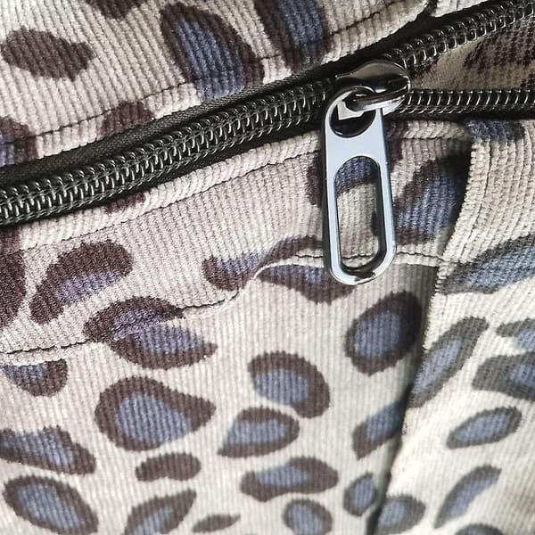 Leopardprint taske store muleposer til kvinder gaver mulehåndtasker fluffy skulder