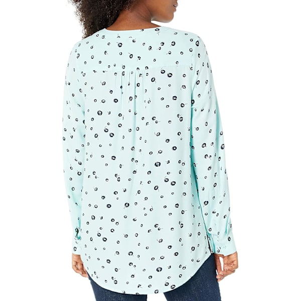 Langermet vevd bluse for kvinner Style 1 M