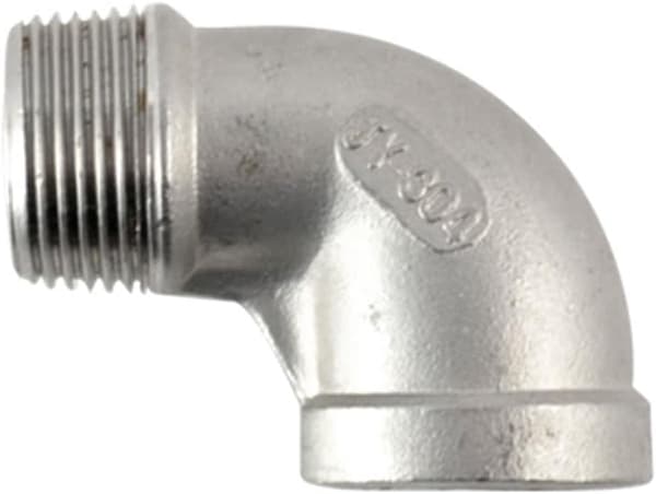 3/4\" Hun x 3/4\" Han gadealbue gevindrørsfittings Rustfrit stål 304 BSPT