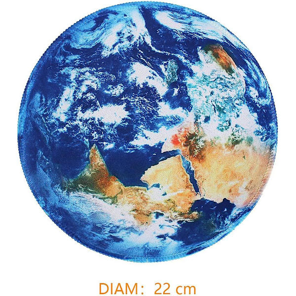 Pelihiirimatto/alusta tietokoneelle ja kannettavalle 20cm*20cm, näppäimistöalusta, työpöydän alusta Earth Round
