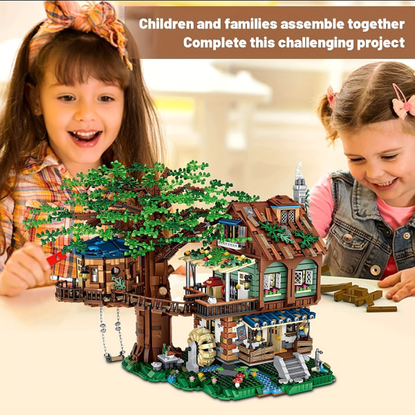 set(4761 stycken), Creative Forest House Building Blocks Set - Rolig DIY-leksak för barn och vuxna - Perfekt heminredning och presentidé för hobbyister