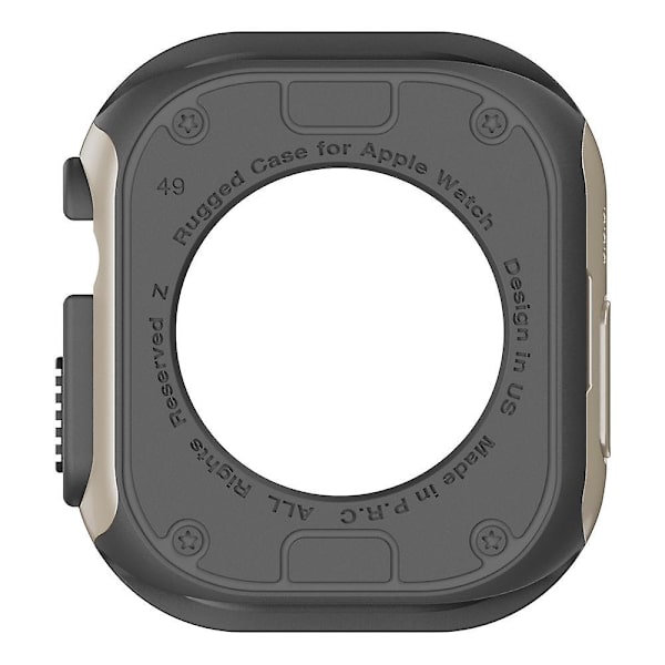 Kellon kuori Apple Watch Series 8 7 41mm / Series 6 5 4 SE (2022) SE 40mm TPU+PC iskunkestävä kehys Starlight