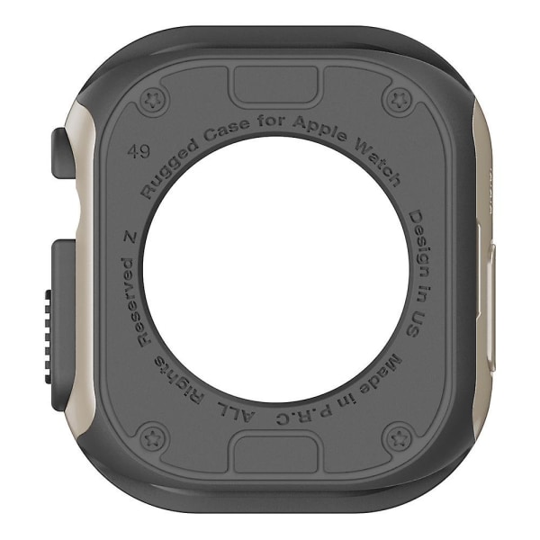 Klockfodral för Apple Watch Series 8 7 41mm/Series 6 5 4 SE (2022) SE 40mm TPU+PC Stöttålig Ram Starlight