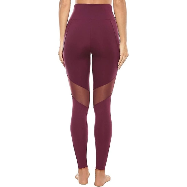 Mesh Leggings, ogenomskinliga Sport Leggings Leggings Med fickor För Sport Style 2