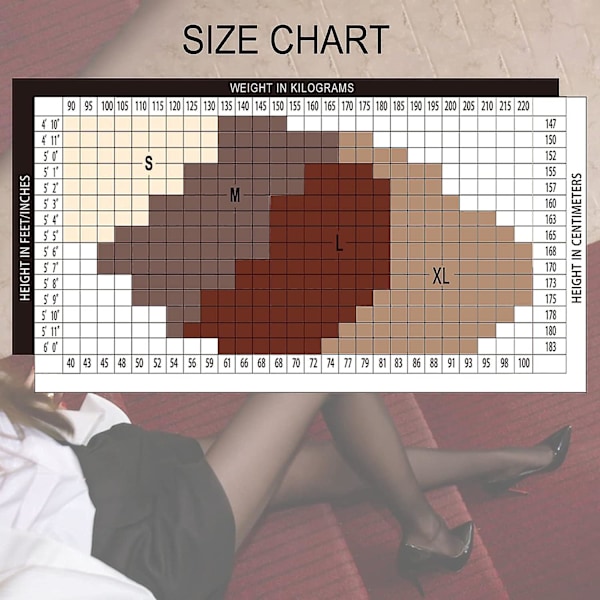 3 paria vatsaa litistäviä sukkahousuja naisille, musta, nude, 20 denierin kontrolliosa, seksikkäät Brown XL