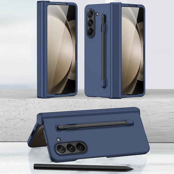 Z Fold 5 -kotelo, ohut PC-mattapintainen iskunkestävä kotelo, yhteensopiva Samsung Galaxy Z Fold 5:n kanssa, jossa on S Pen -pidike ja näytönsuoja Clear For Galaxy Z Fold 5
