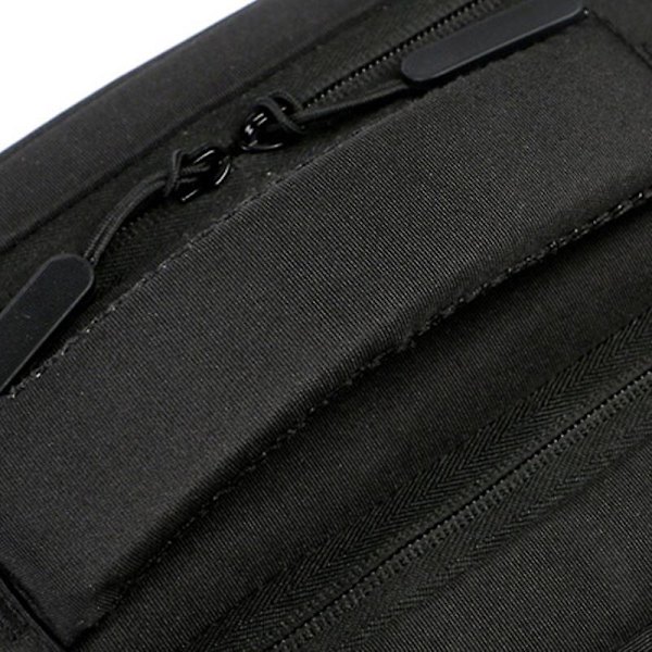 Stor kapacitet Dubbelskiktad Laptop Ryggsäck Business Resväska Axelväska Ryggsäck USB Laddningsport