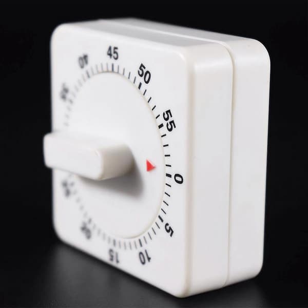 Timere til køkken 60 minutters nedtælling Mekanisk bage-timer Køkkenredskab til madlavning
