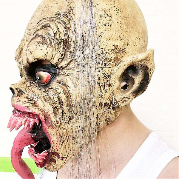 Demonimaski vähemmällä tukalla, PVC Halloween -koristeet, karmiva retro hauska Halloween-setti