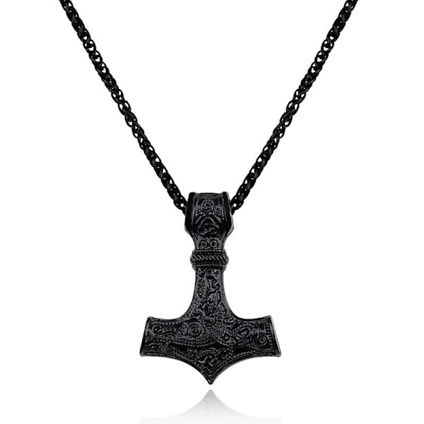 Viikinki Mjlnir Kaulakoru Sudenhammas Ruostumattomasta Teräksestä Valmistettu Ketju Tärkeänä Lahjana