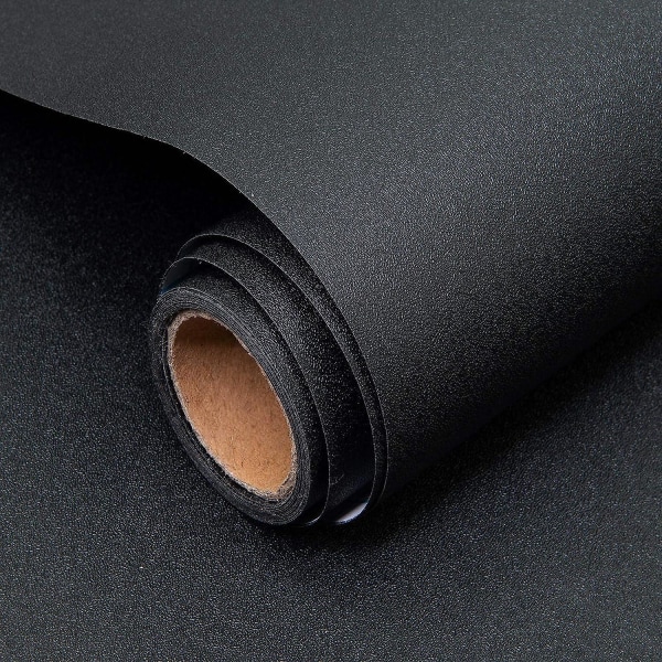 40300cm svarta möbler självhäftande tapeter självhäftande tapeter matt vattentät vinylfilm Dekorativt kök Vardagsrum Sovrum